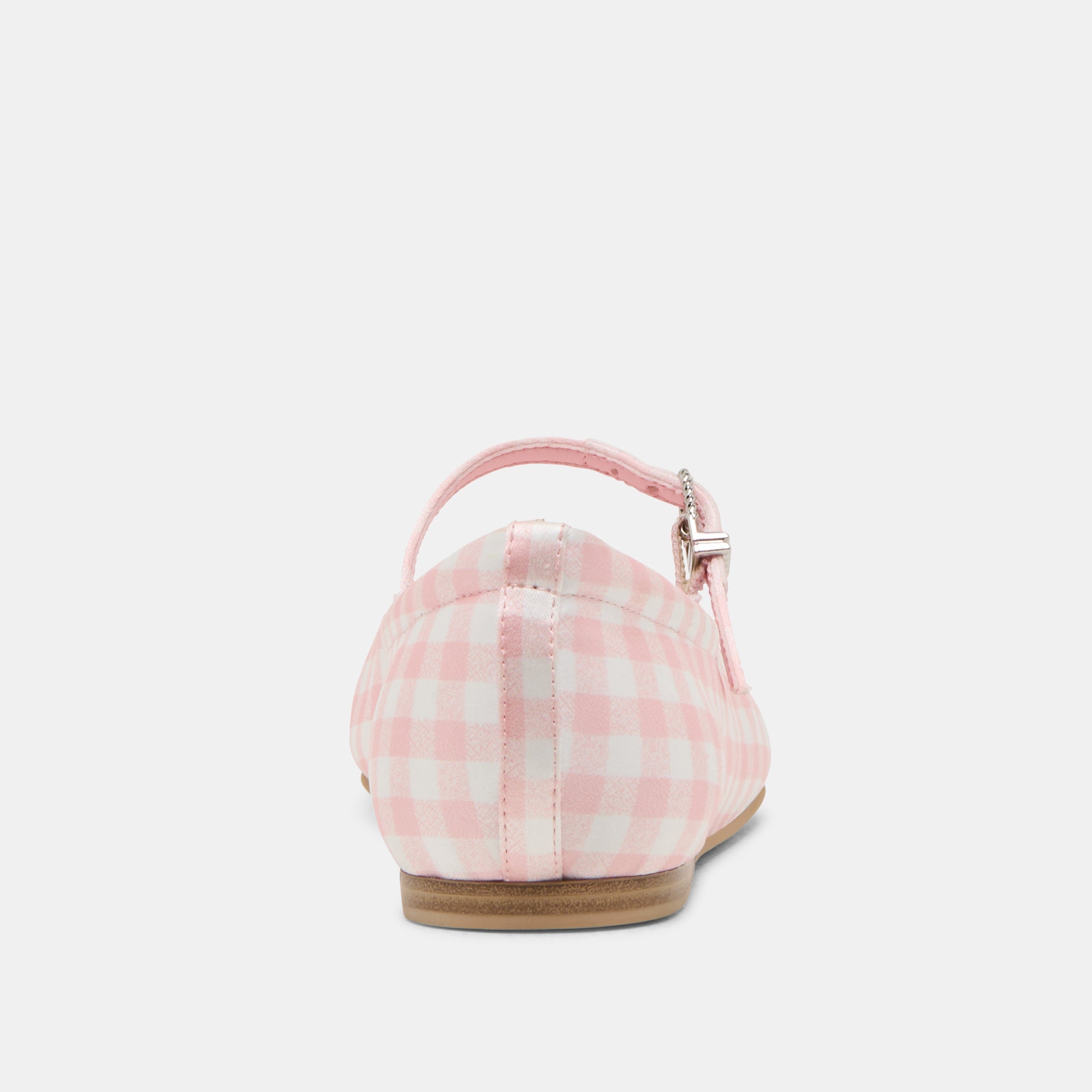 Reyes X Byrdie Golf Pink Plaid Gingham Wide Ballet Flats / Dolce Vita