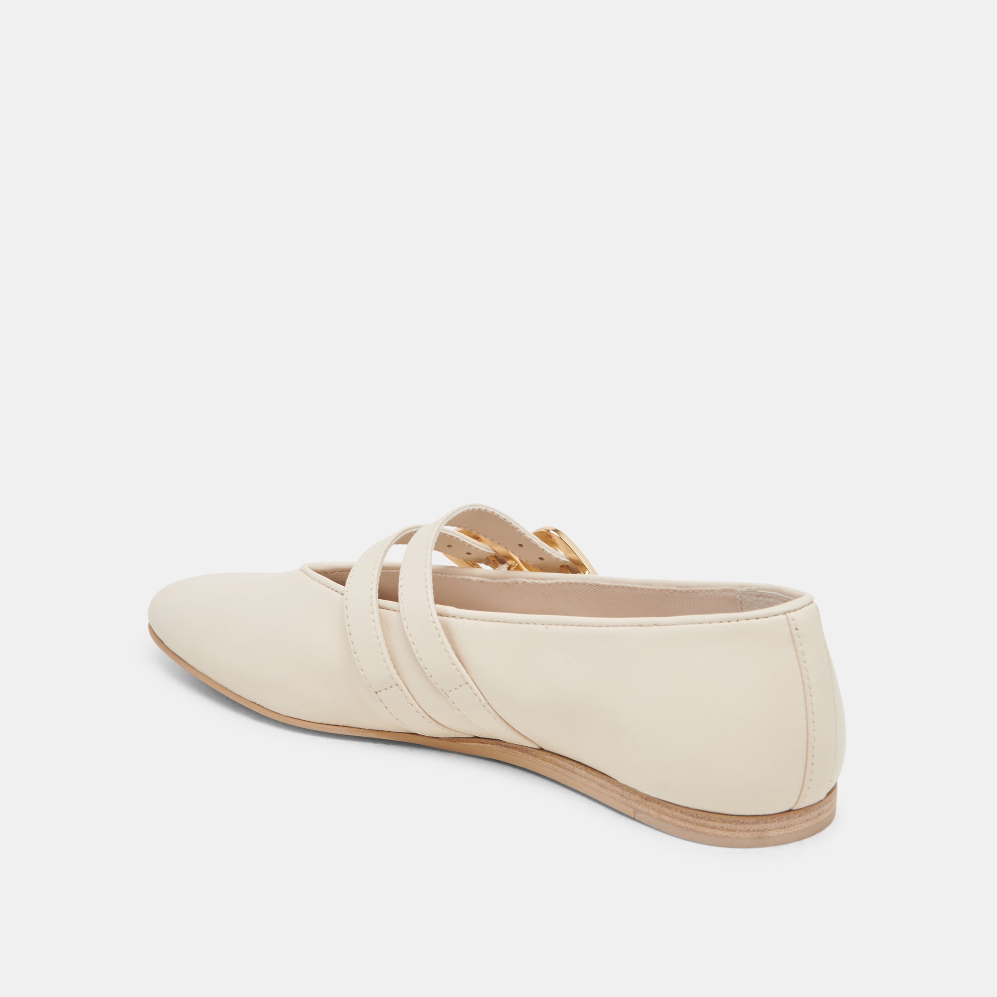 BAYLEE WIDE BALLET FLATS IVORY LEATHER
 – Dolce Vita / Dolce Vita