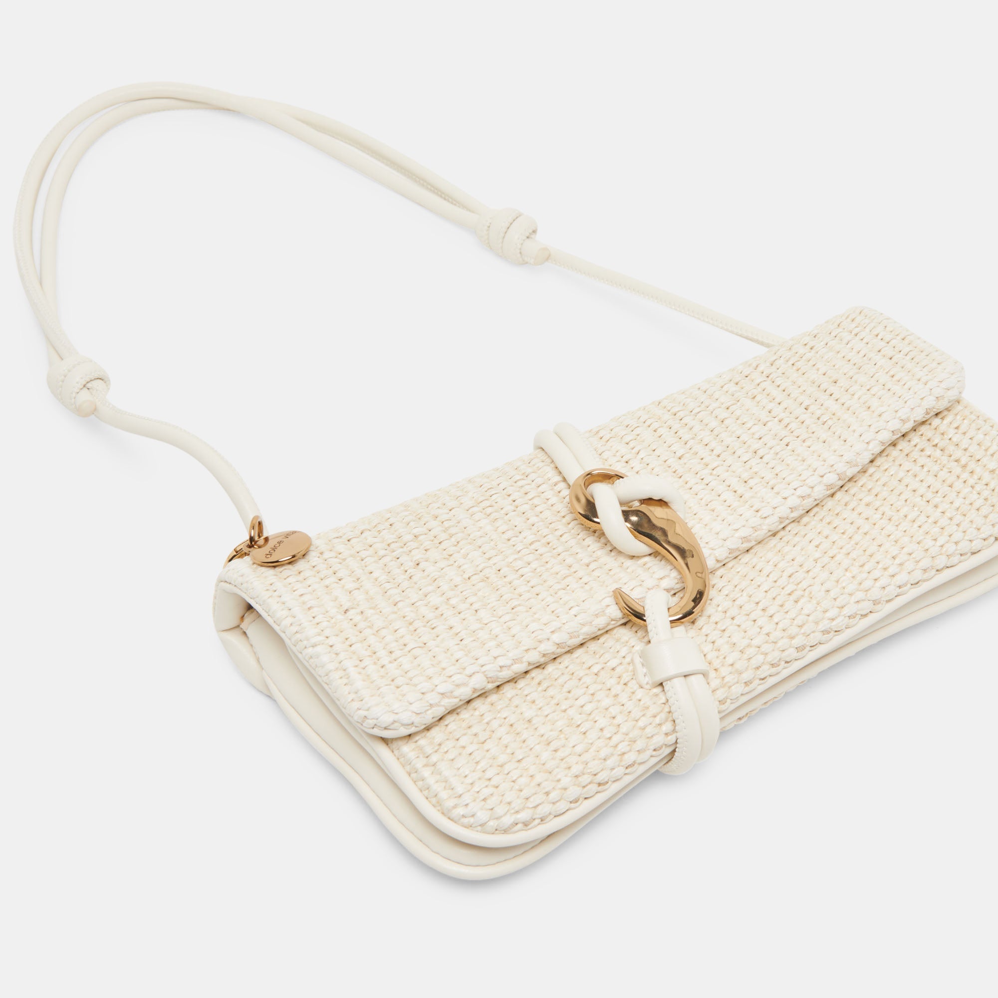 Alice Natural Raffia Shoulder Bag / Dolce Vita