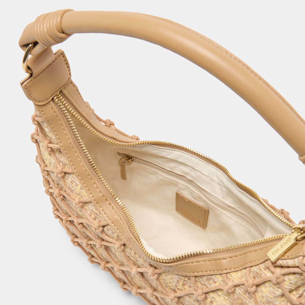 POSITANO SHOULDER BAG NATURAL RAFFIA
 – Dolce Vita / Dolce Vita