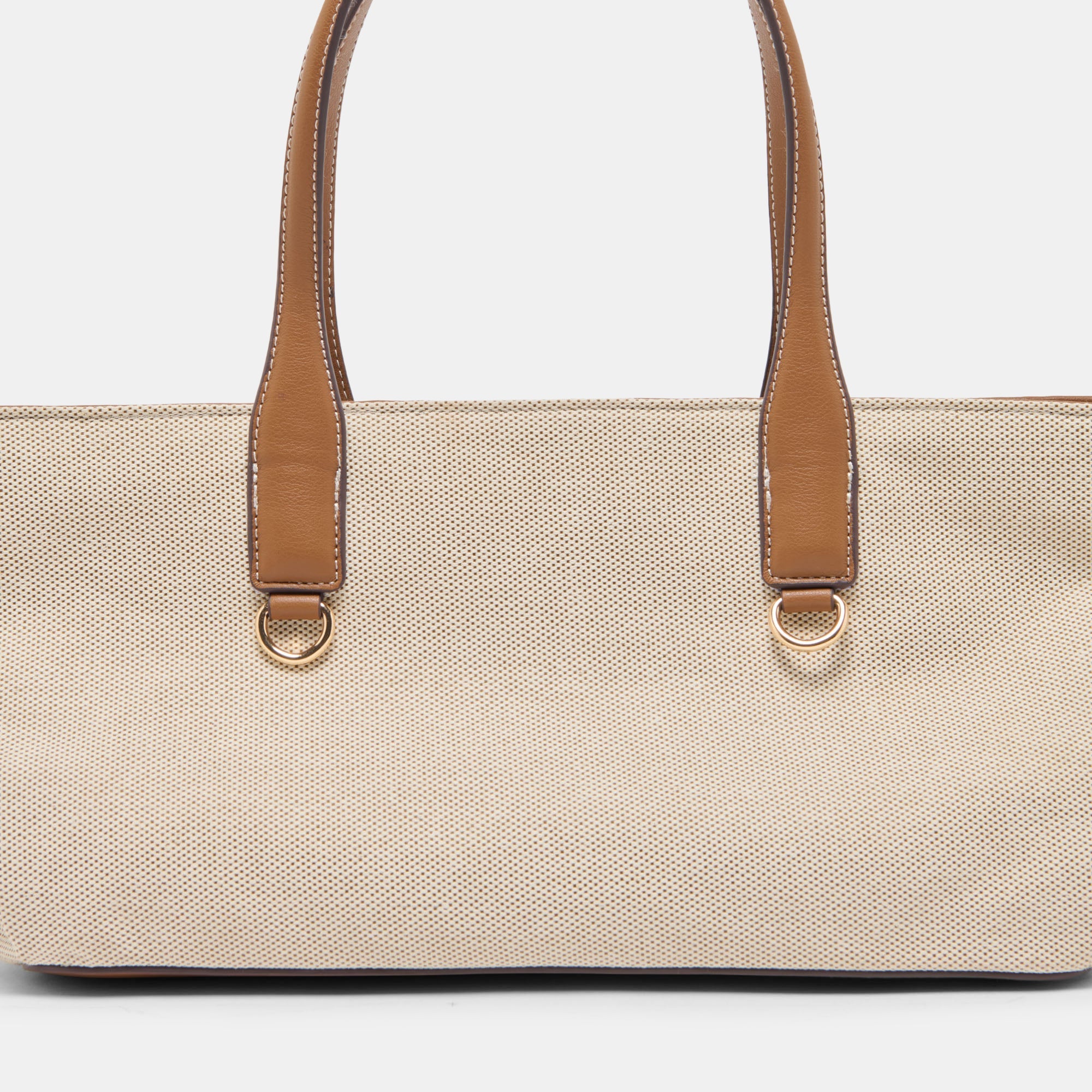 CLARINA Natural Canvas Shoulder Bag / Dolce Vita