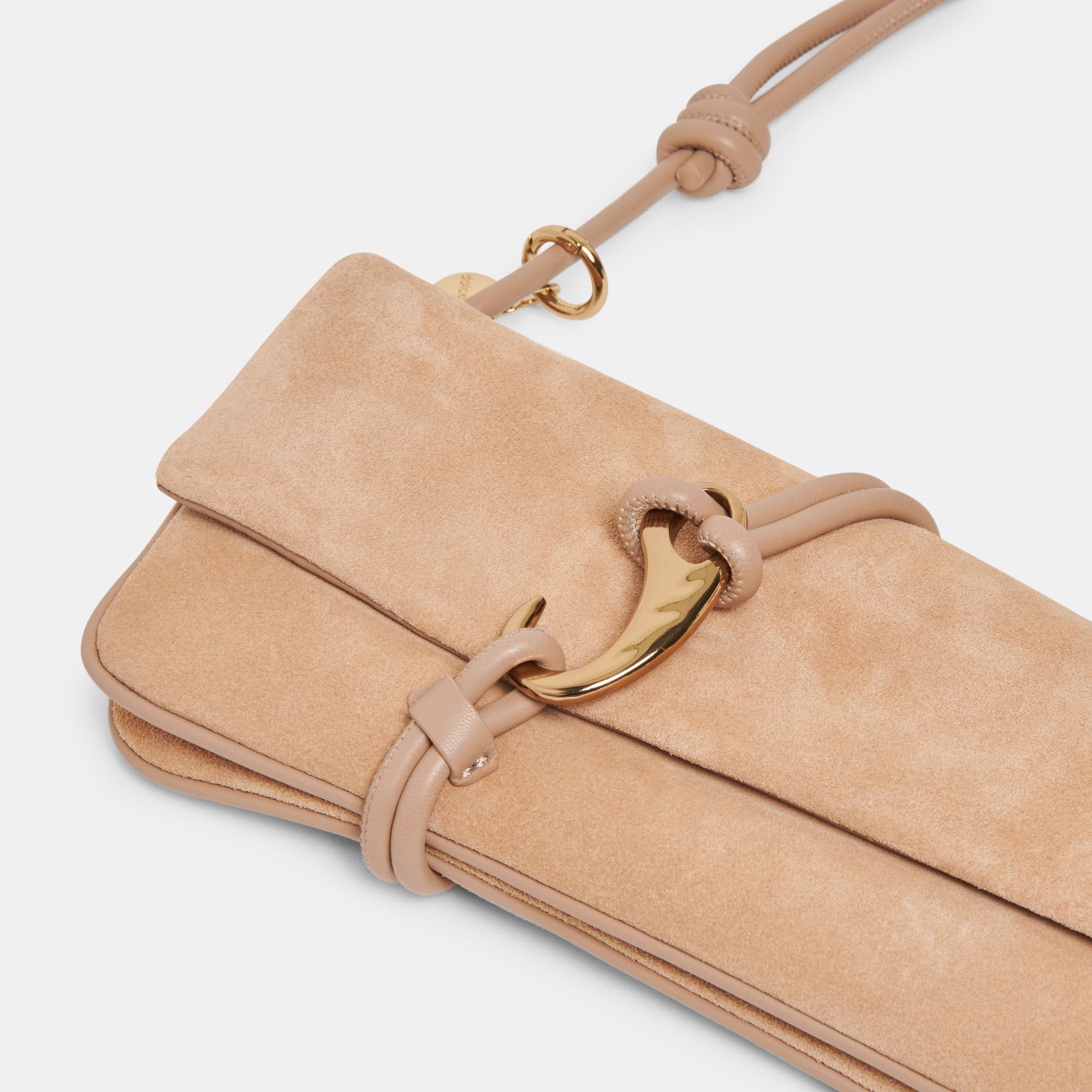 ALICE SHOULDER BAG BEIGE SUEDE
 – Dolce Vita / Dolce Vita