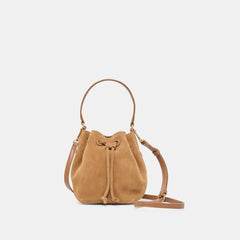 Amaru Brown Suede Crossbody / Dolce Vita
