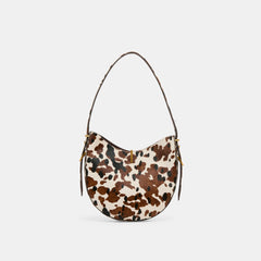 Bree Cocoa Calf Hair Shoulder Bag / Dolce Vita