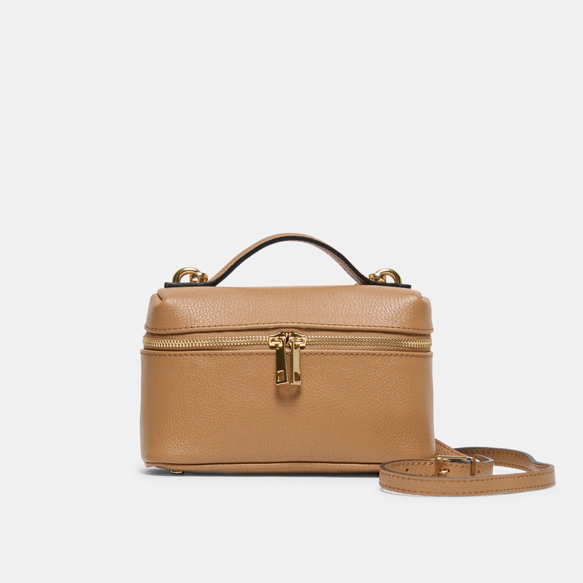 Leony Tan Leather Crossbody / Dolce Vita