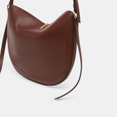 Burano Brown Leather Crossbody / Dolce Vita