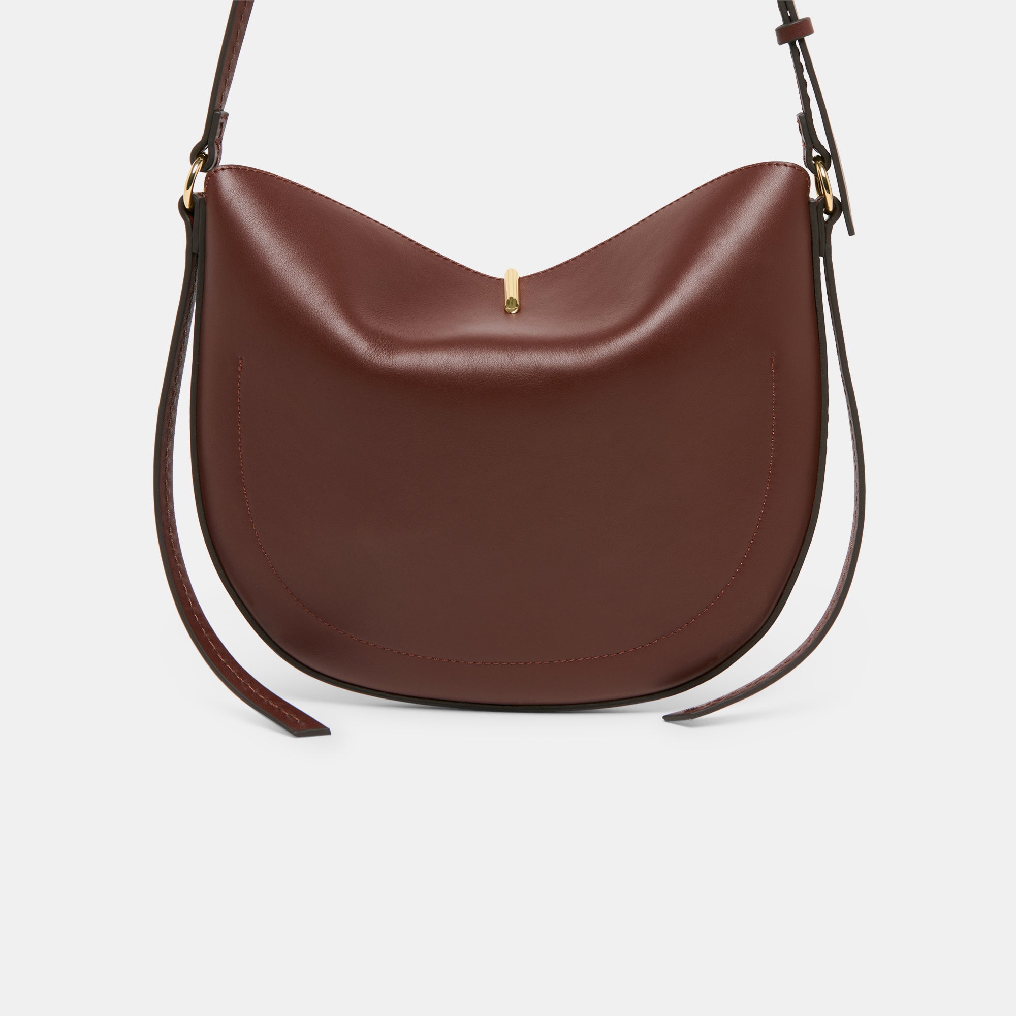 Burano Brown Leather Crossbody / Dolce Vita