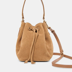 Amaru Brown Suede Crossbody / Dolce Vita