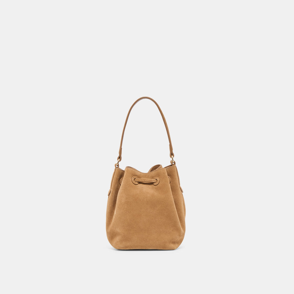 Amaru Brown Suede Crossbody / Dolce Vita