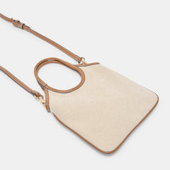 SYLVENE Natural Canvas Removable Crossbody Handbag / Dolce Vita