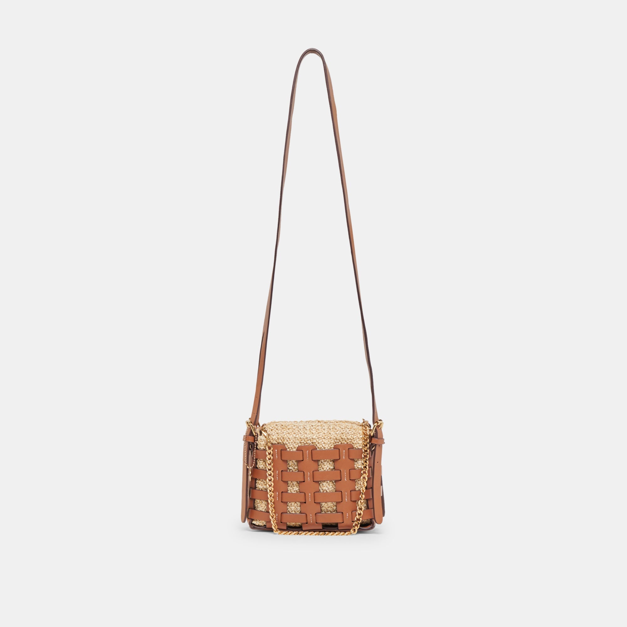 CASSIS CROSSBODY SADDLE NATURAL RAFFIA
 – Dolce Vita / Dolce Vita