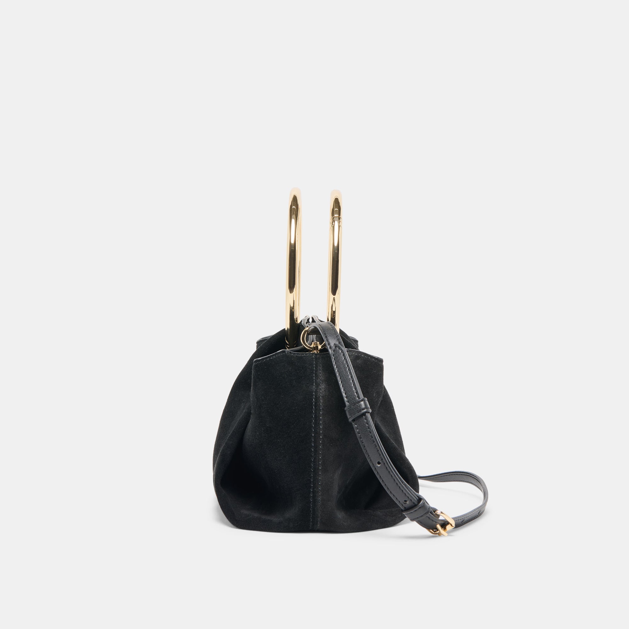Channing Black Suede Handbag / Dolce Vita