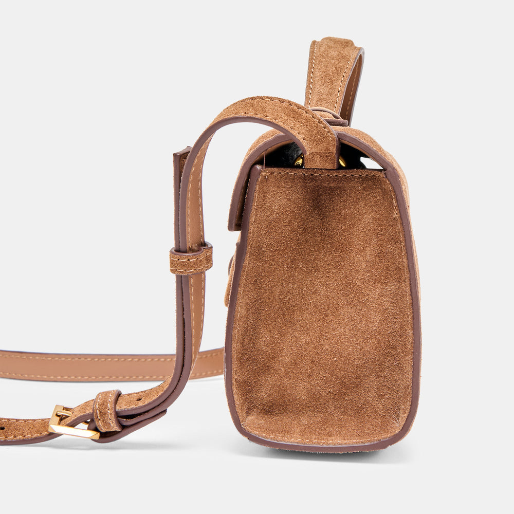 Chris Camel Suede Crossbody / Dolce Vita