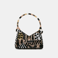 Amelia Dark Multi Beaded Shoulder Bag / Dolce Vita