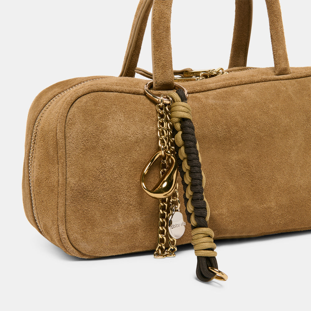 SANTINA HANDBAG TAUPE SUEDE
 – Dolce Vita / Dolce Vita