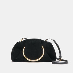 Channing Black Suede Handbag / Dolce Vita