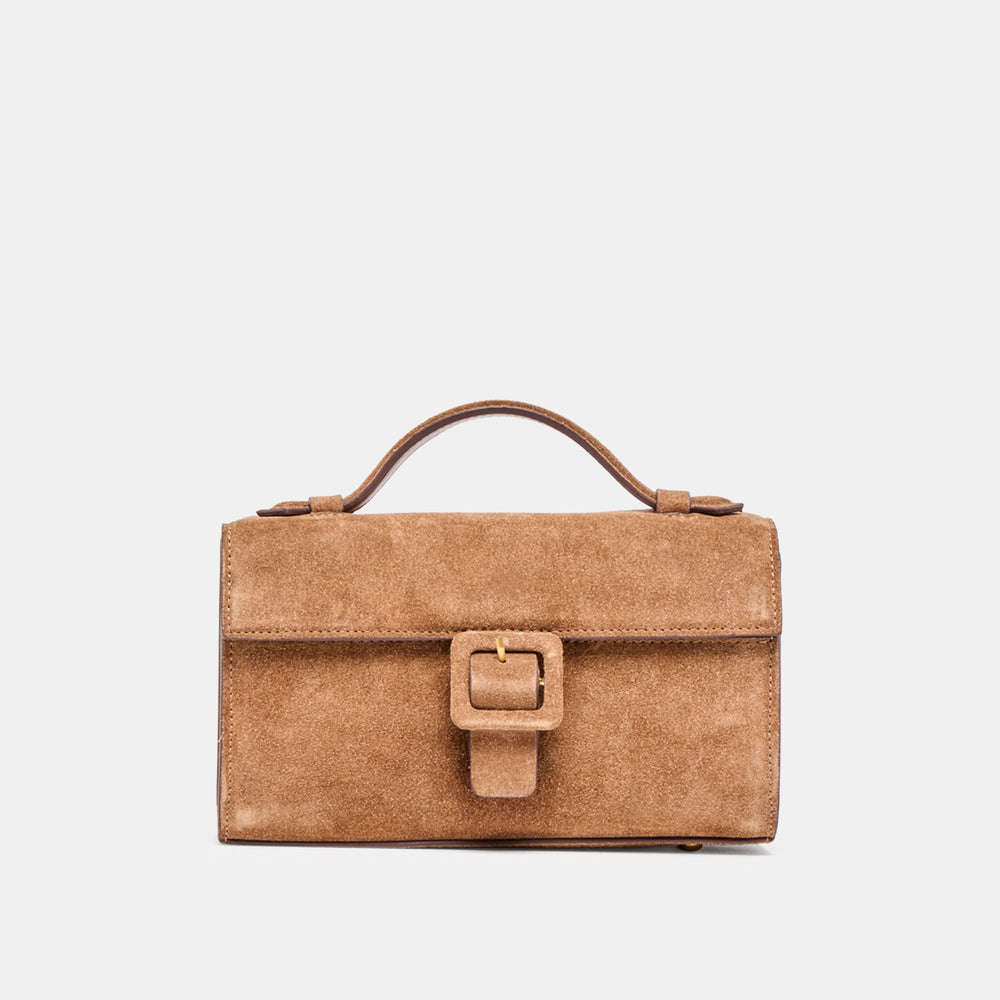 Chris Camel Suede Crossbody / Dolce Vita