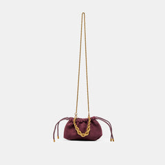 Cleo Burgundy Suede Crossbody / Dolce Vita