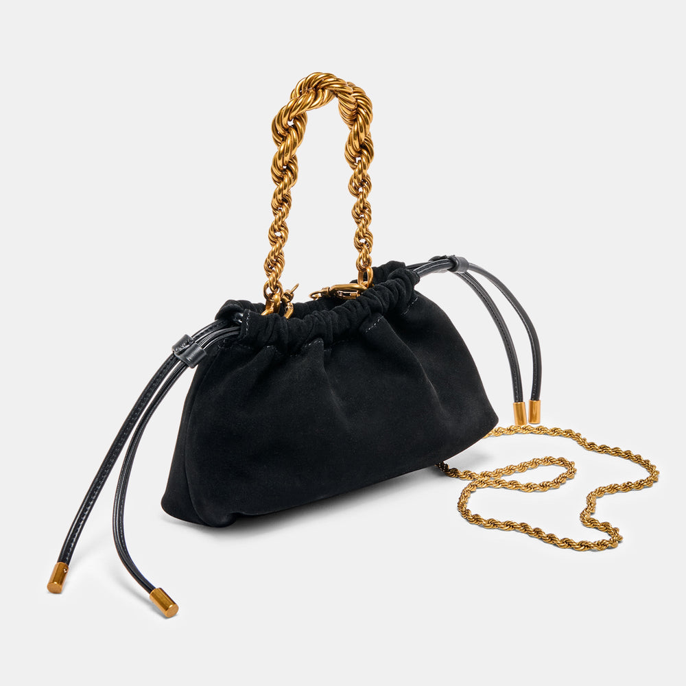 Cleo Black Suede Crossbody / Dolce Vita