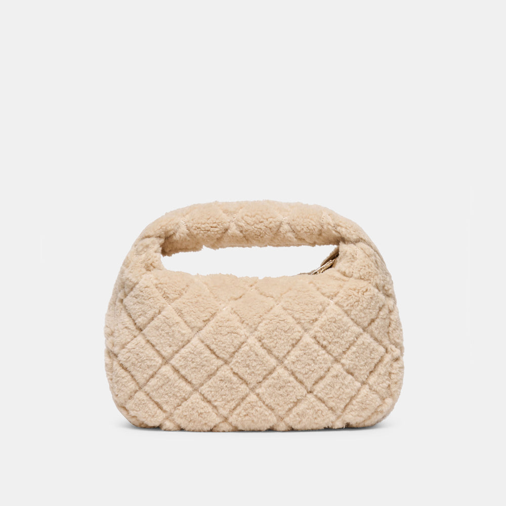Frankie Natural Plush Handbag / Dolce Vita