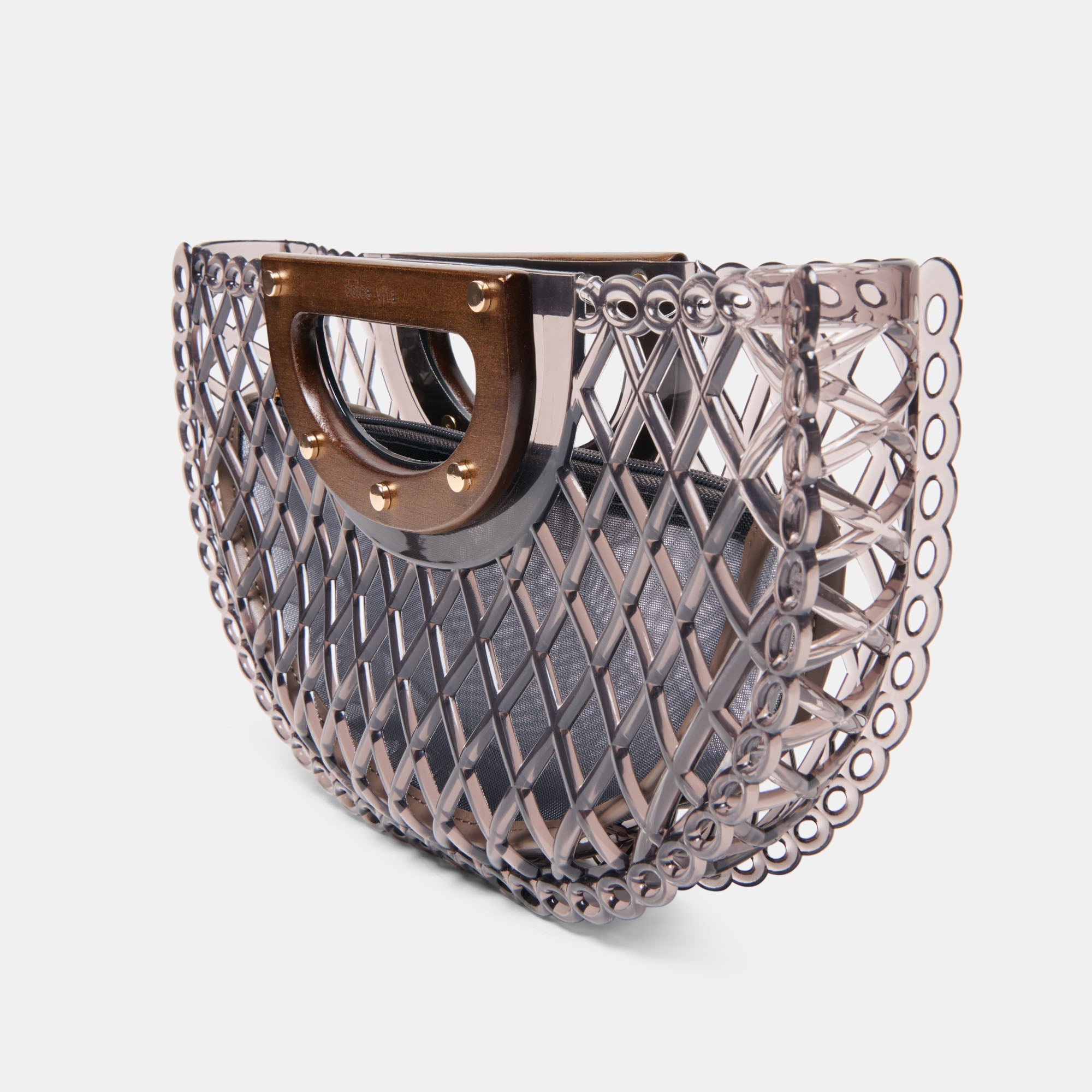 Solandra Smoke Jelly Clutch / Dolce Vita