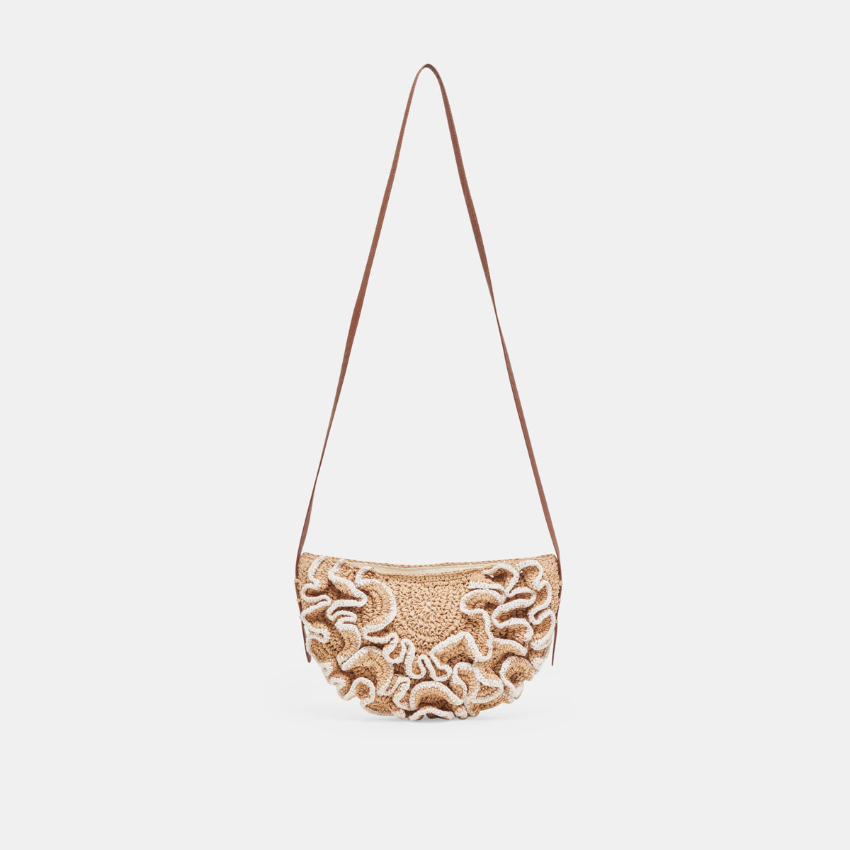 Atrani Natural Raffia Crossbody / Dolce Vita