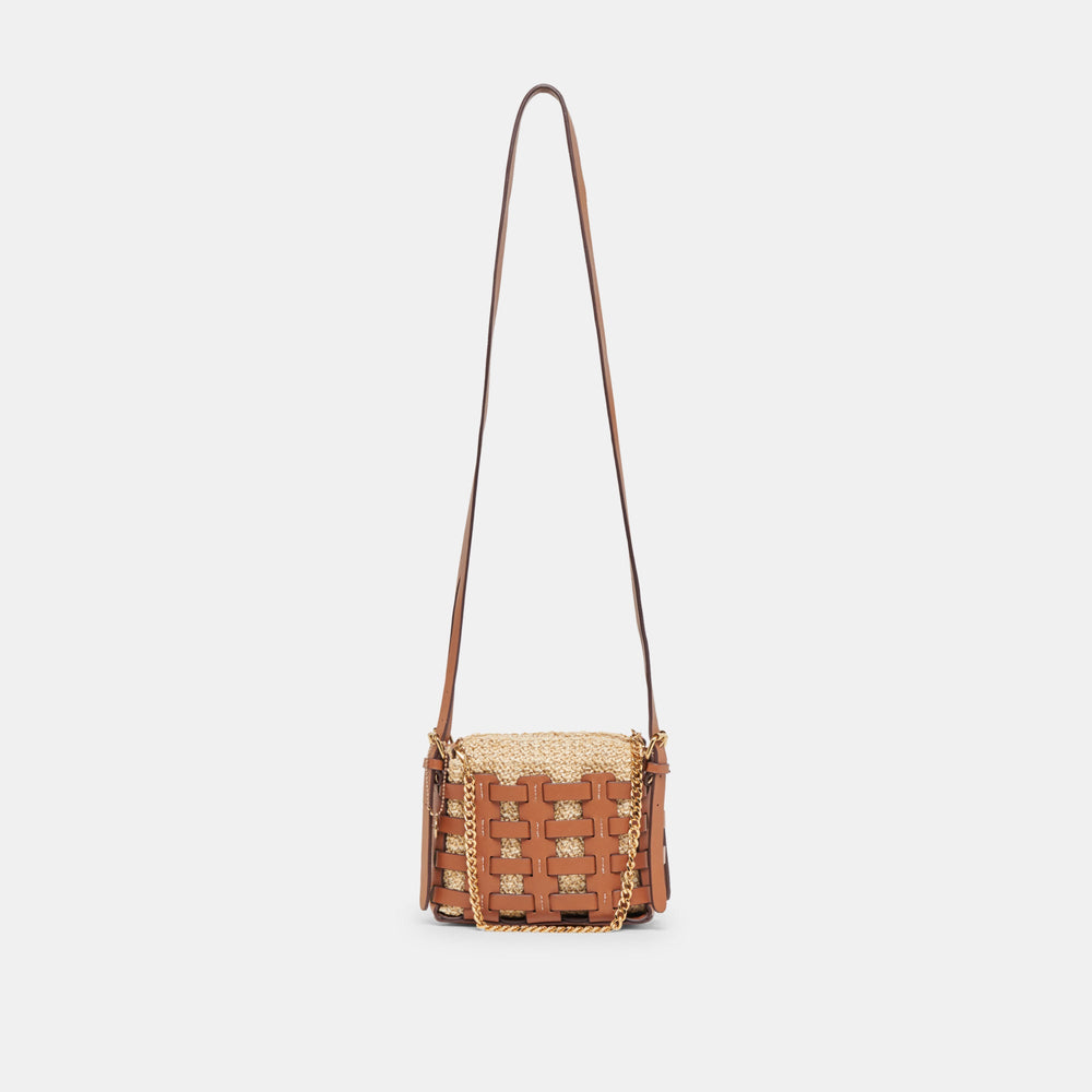 CASSIS CROSSBODY SADDLE NATURAL RAFFIA
 – Dolce Vita / Dolce Vita