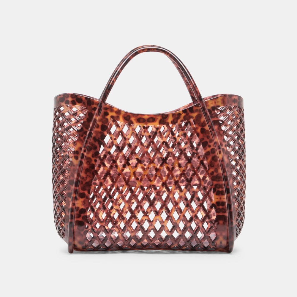 TOAST Tortoise Stella Jelly Top-Handle Handbag / Dolce Vita