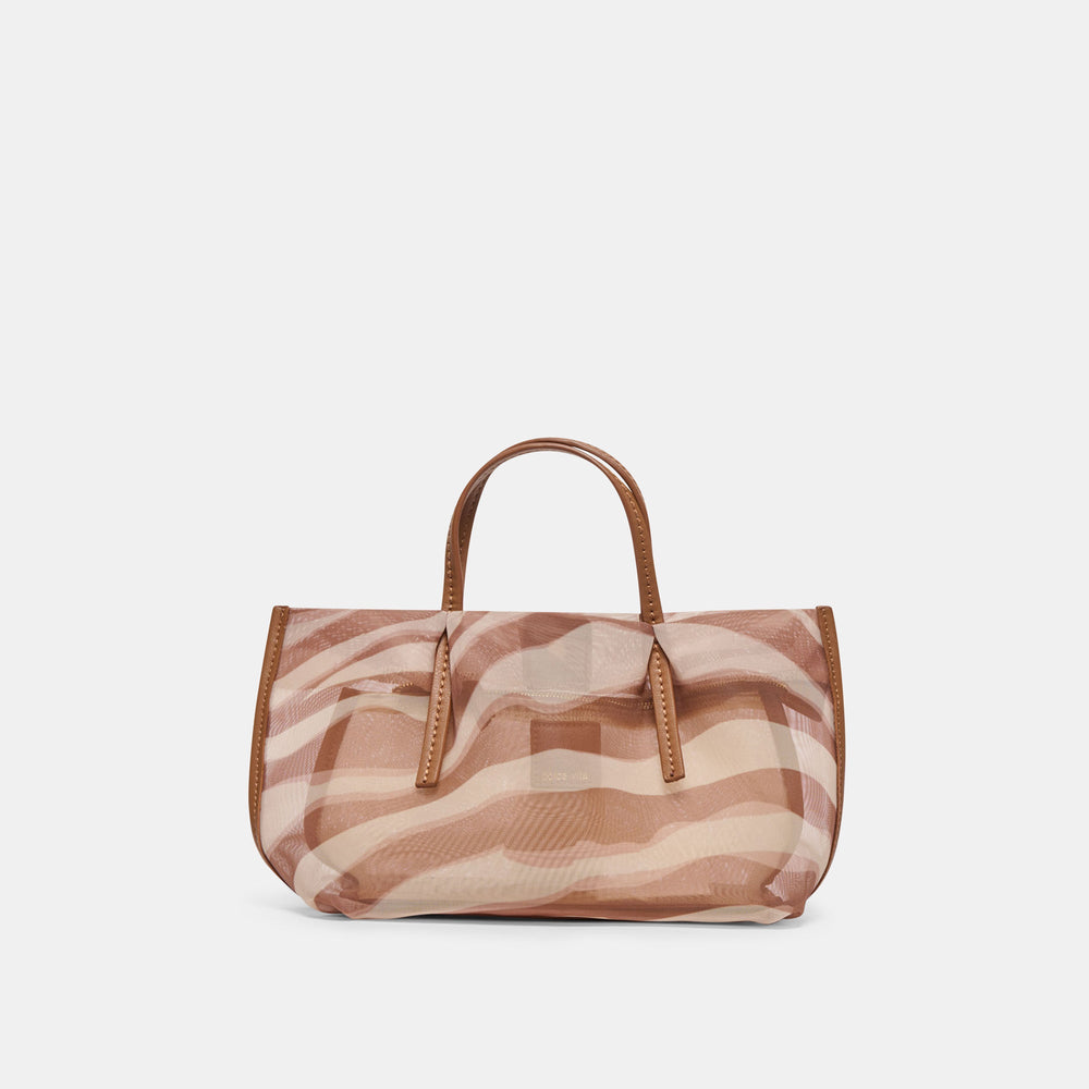 Selene Zebra Mesh Handbag / Dolce Vita