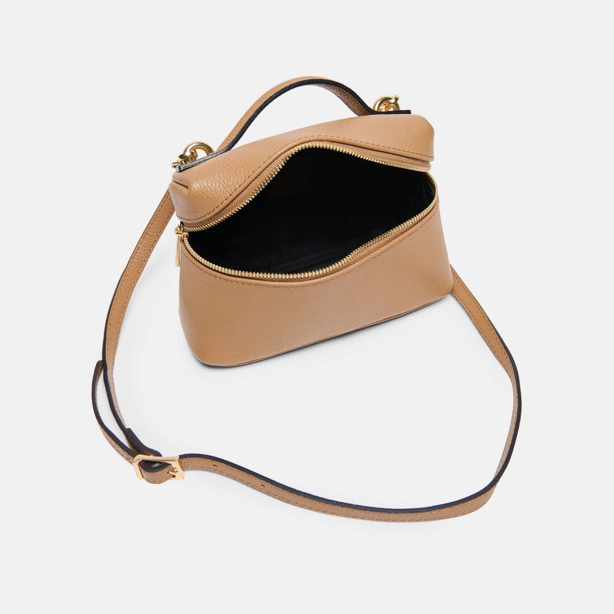 Leony Tan Leather Crossbody / Dolce Vita