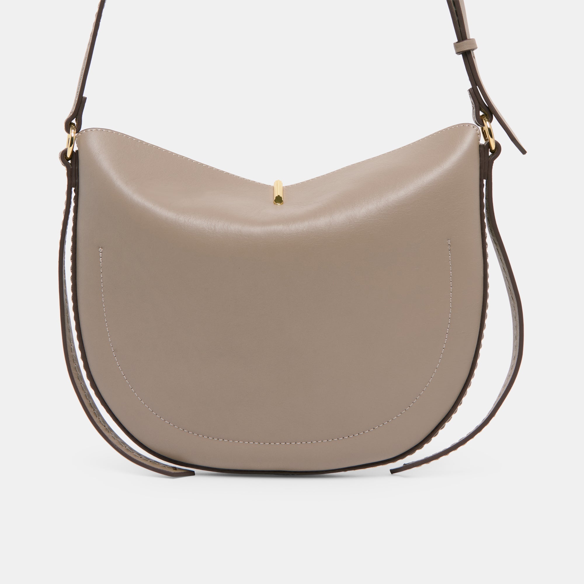 Burano Grey Leather Crossbody / Dolce Vita