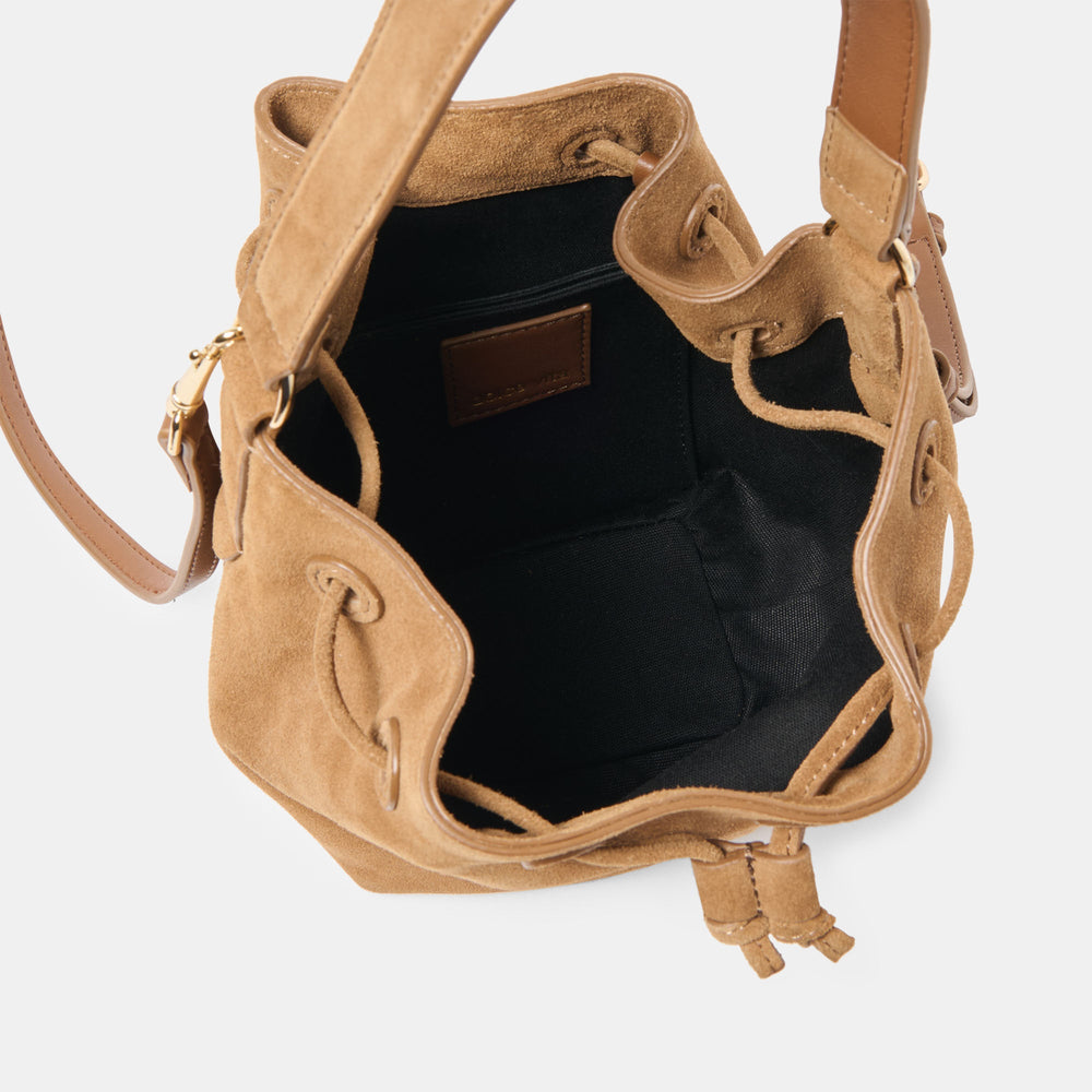 Amaru Brown Suede Crossbody / Dolce Vita