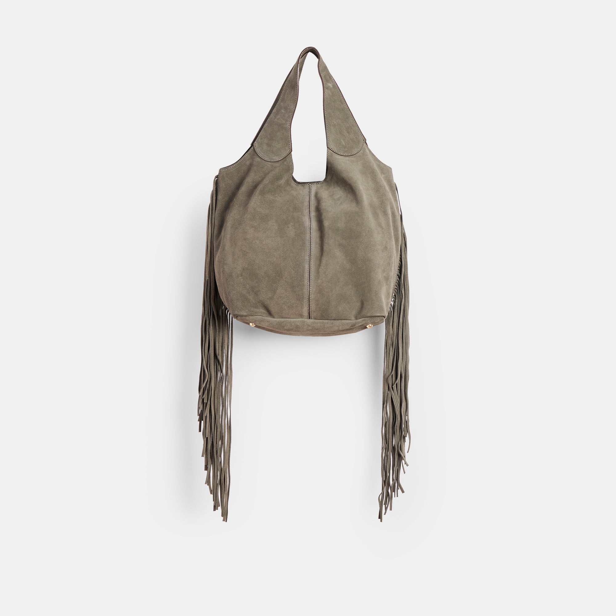 Nakoma Olive Suede Shoulder Bag / Dolce Vita
