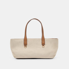 CLARINA Natural Canvas Shoulder Bag / Dolce Vita