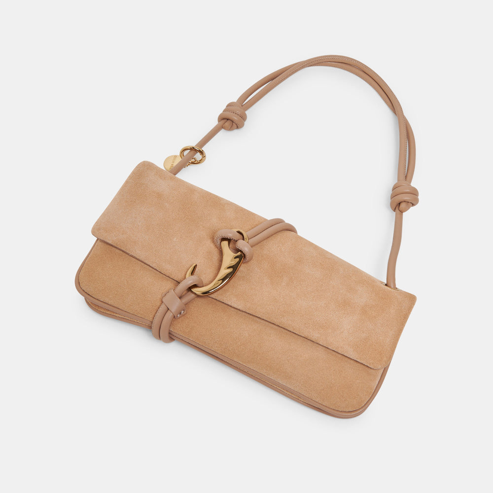 ALICE SHOULDER BAG BEIGE SUEDE
 – Dolce Vita / Dolce Vita