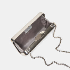 Delia Silver Metal Clutch / Dolce Vita
