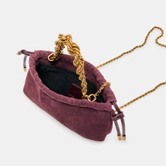 Cleo Burgundy Suede Crossbody / Dolce Vita