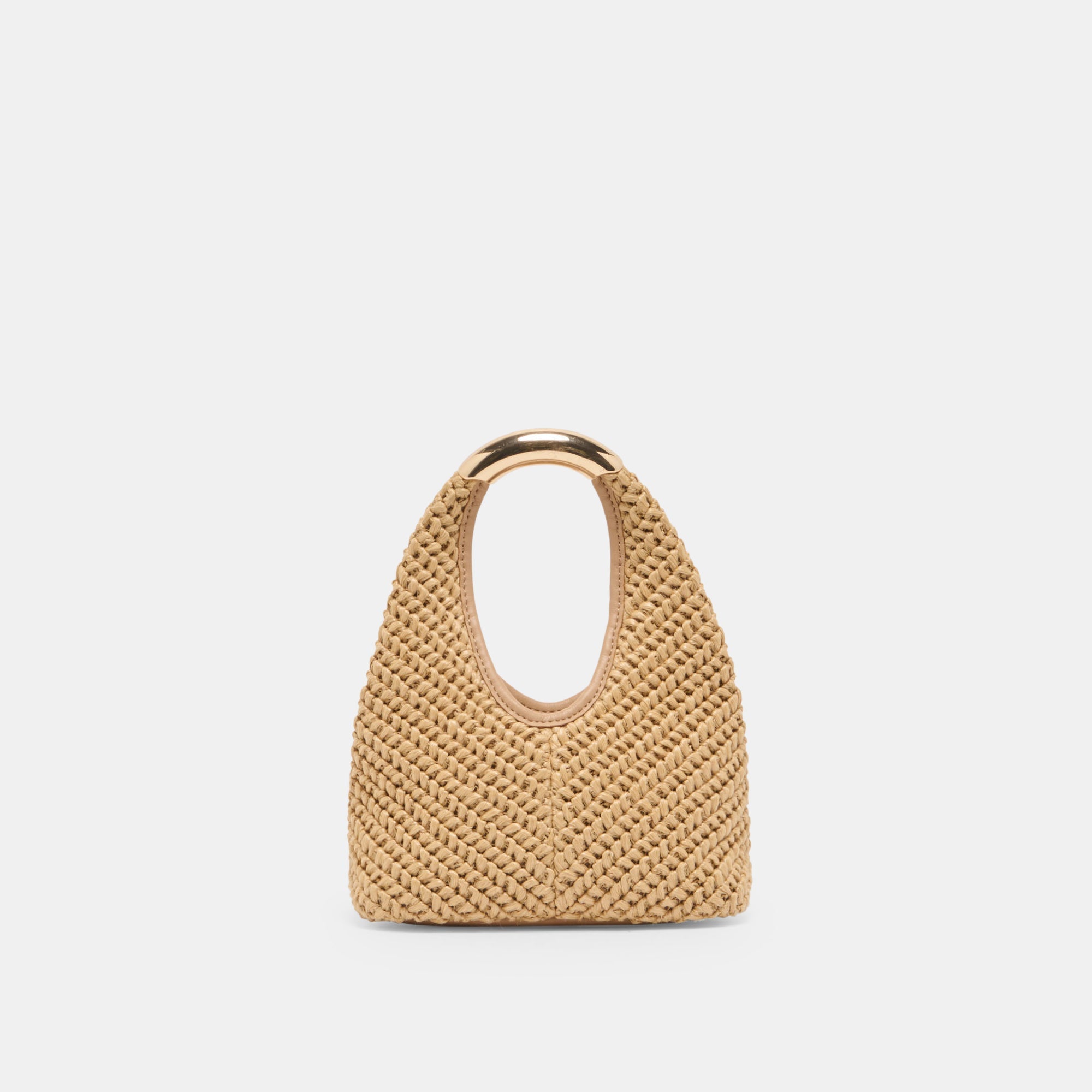 EVELISE Natural Raffia Mini Handbag / Dolce Vita