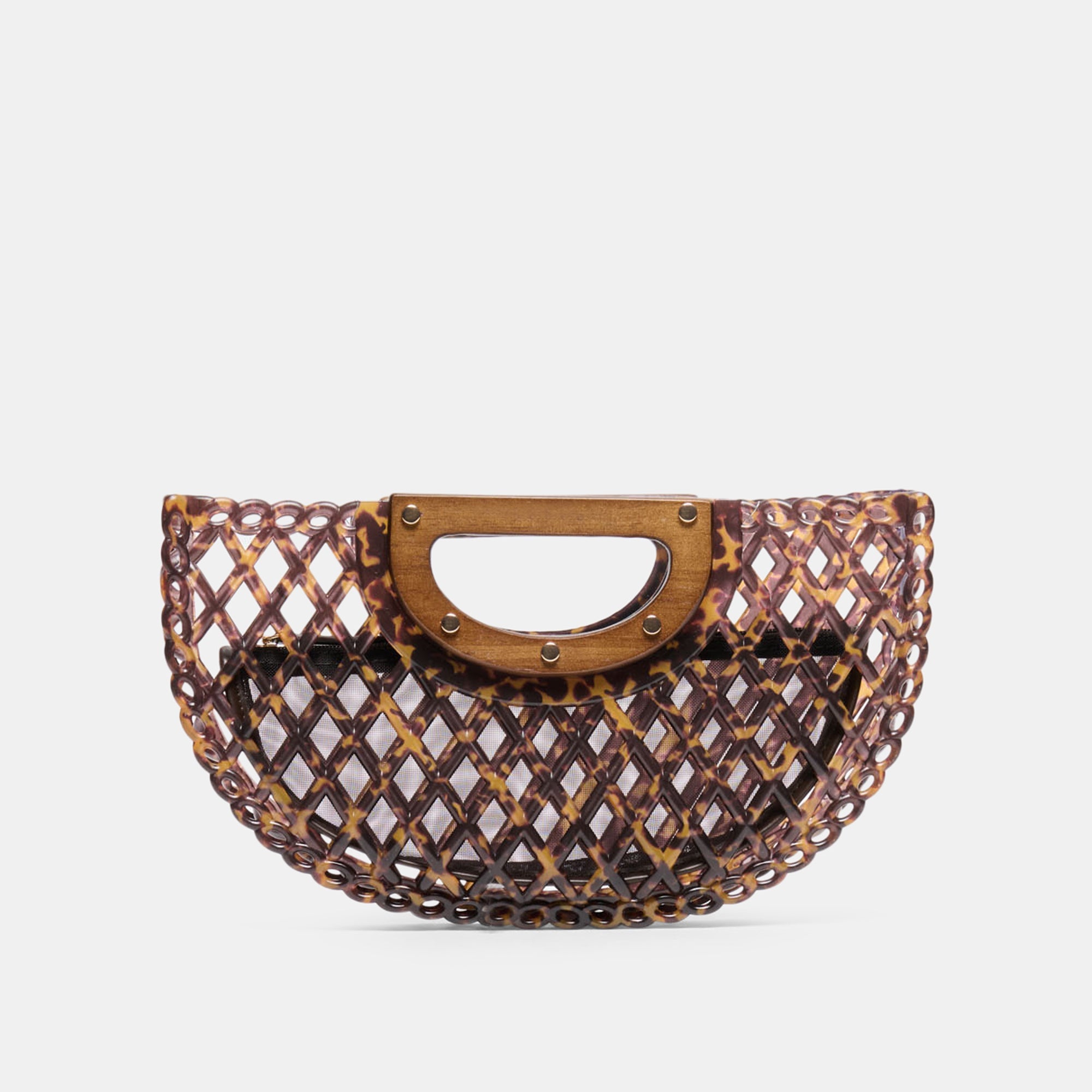 Solandra Tortoise Jelly Clutch / Dolce Vita
