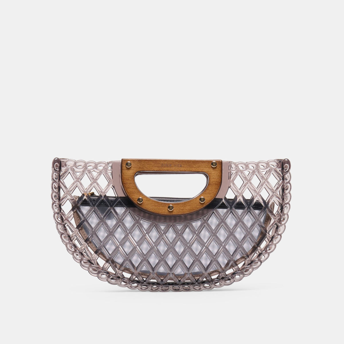 Solandra Smoke Jelly Clutch / Dolce Vita
