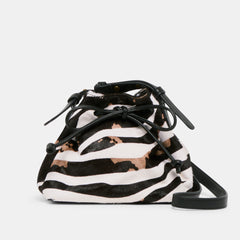 Randi Zebra Calf Hair Crossbody / Dolce Vita