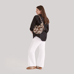 Bree Cocoa Calf Hair Shoulder Bag / Dolce Vita