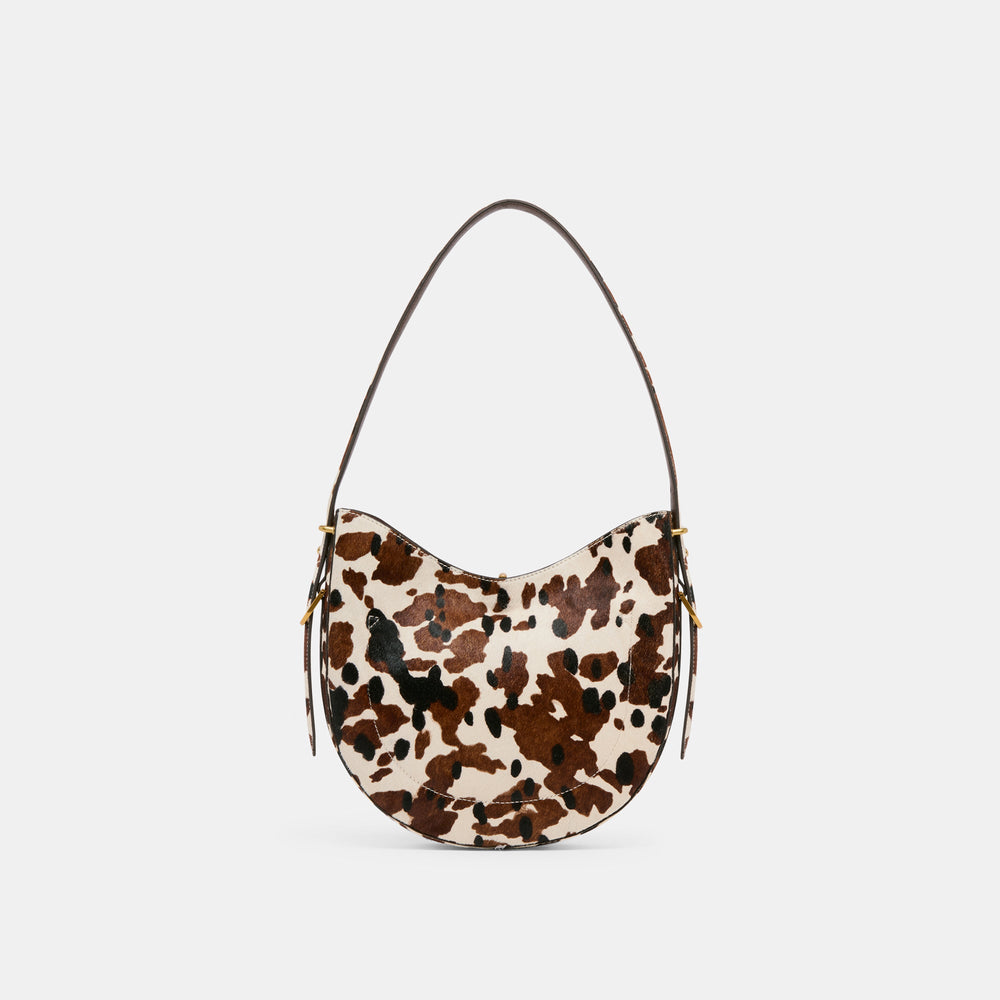Bree Cocoa Calf Hair Shoulder Bag / Dolce Vita