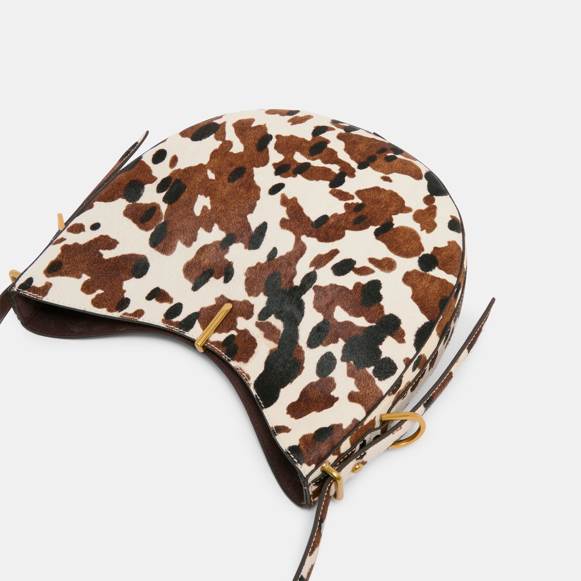 Bree Cocoa Calf Hair Shoulder Bag / Dolce Vita