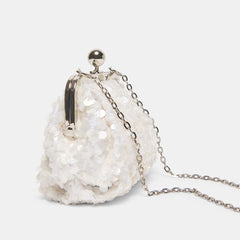 Kendall White Sequin Clutch / Dolce Vita
