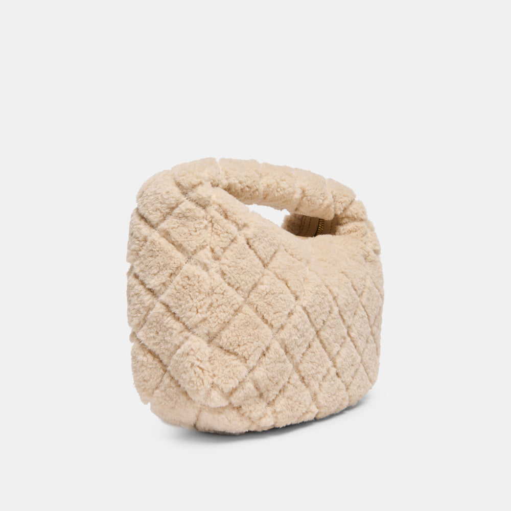 Frankie Natural Plush Handbag / Dolce Vita