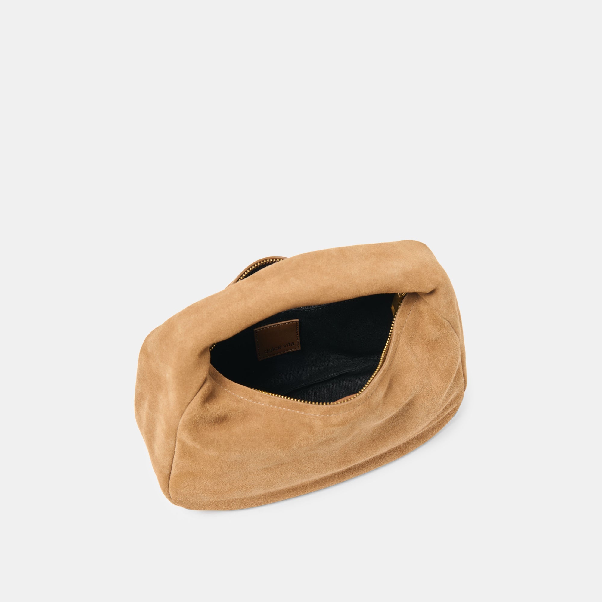 Frankie Brown Suede Handbag / Dolce Vita