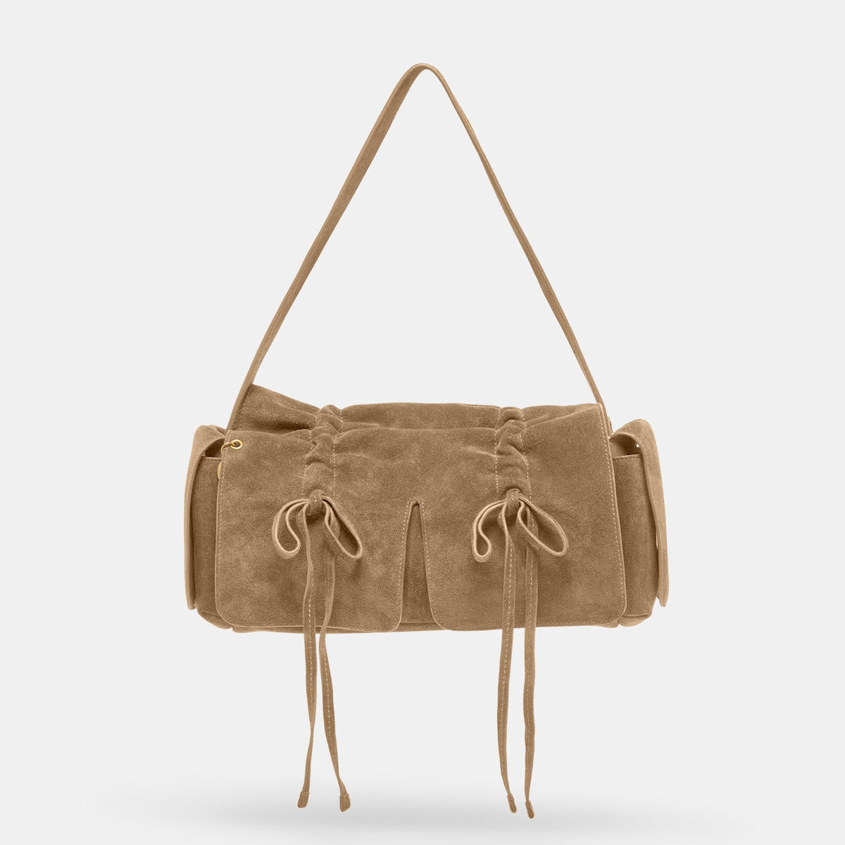 Hudson Olive Suede Shoulder Bag / Dolce Vita