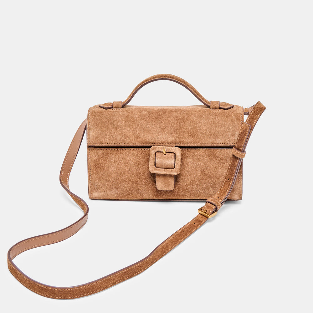 Chris Camel Suede Crossbody / Dolce Vita