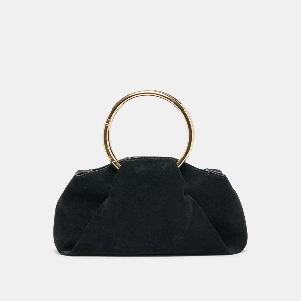 Channing Black Suede Handbag / Dolce Vita